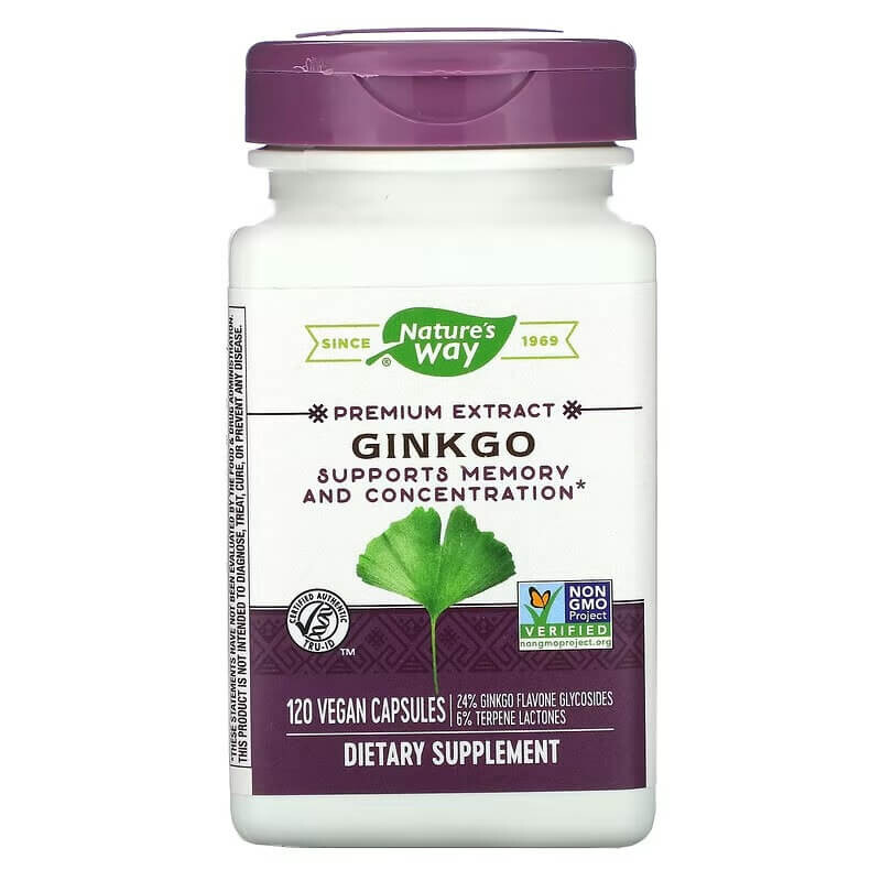 

Гингко Nature's Way, 120 капсул