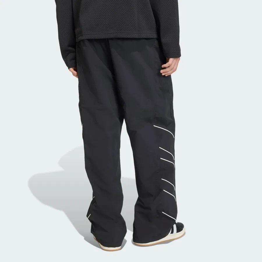 Спортивные брюки с завязкой на талии adidas Originals Cutline Trackpants, Черный — фото 2