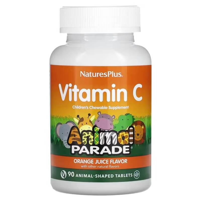 

Витамин C для детей NaturesPlus, 90 таблеток