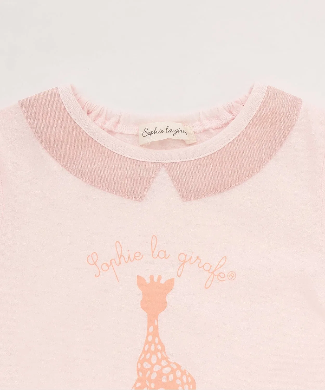 Детская футболка с принтом без рукавов Sophie la girafe, Cream — фото 3