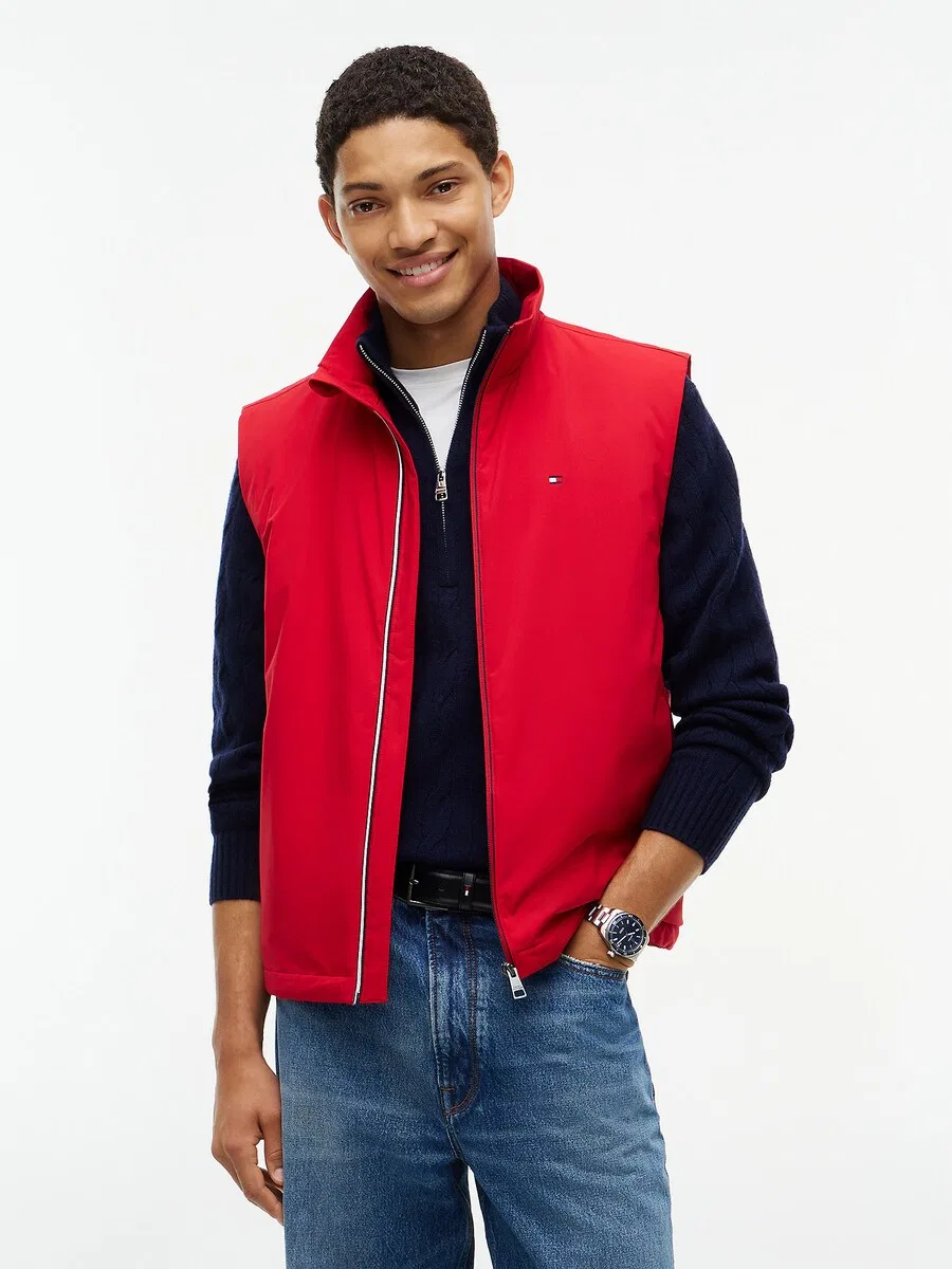 Жилет TOMMY HILFIGER красного цвета — фото 2