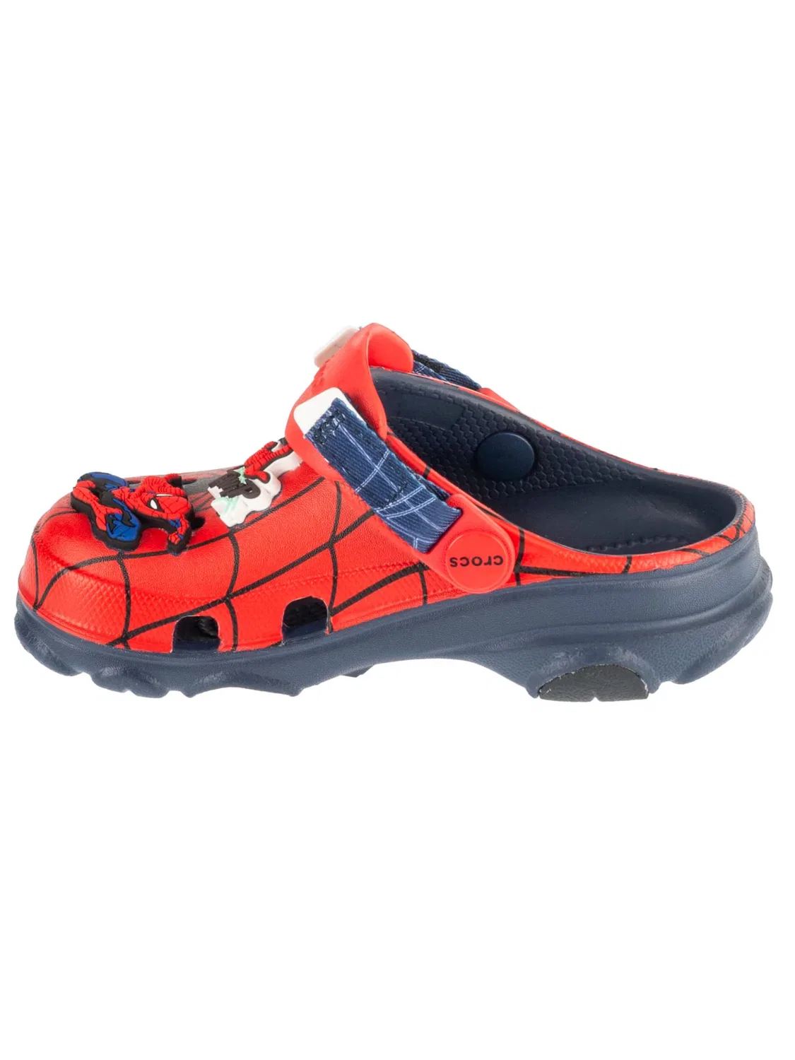Сандалии Crocs Team Spiderman All Terrain Kids Clog красного цвета — фото 2