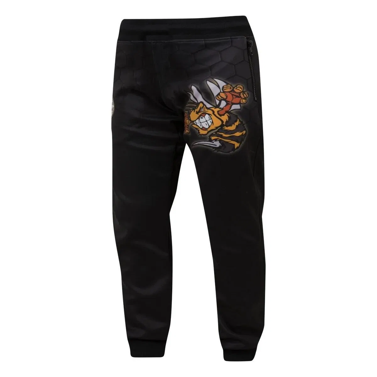 Детские спортивные штаны с принтом Angry Wasp Extreme Hobby, Schwarz