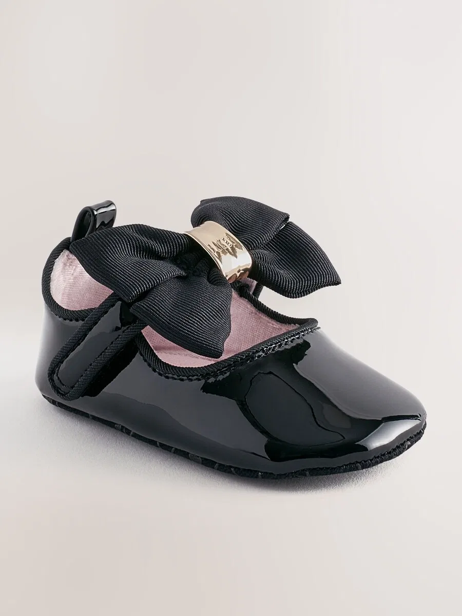 Балетки Baker by Ted Baker, модель Newborn, черный — фото 3