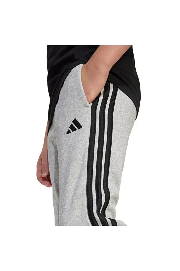 Детские спортивные штаны для девочек скинни Essentials Adidas, Gray — фото 4