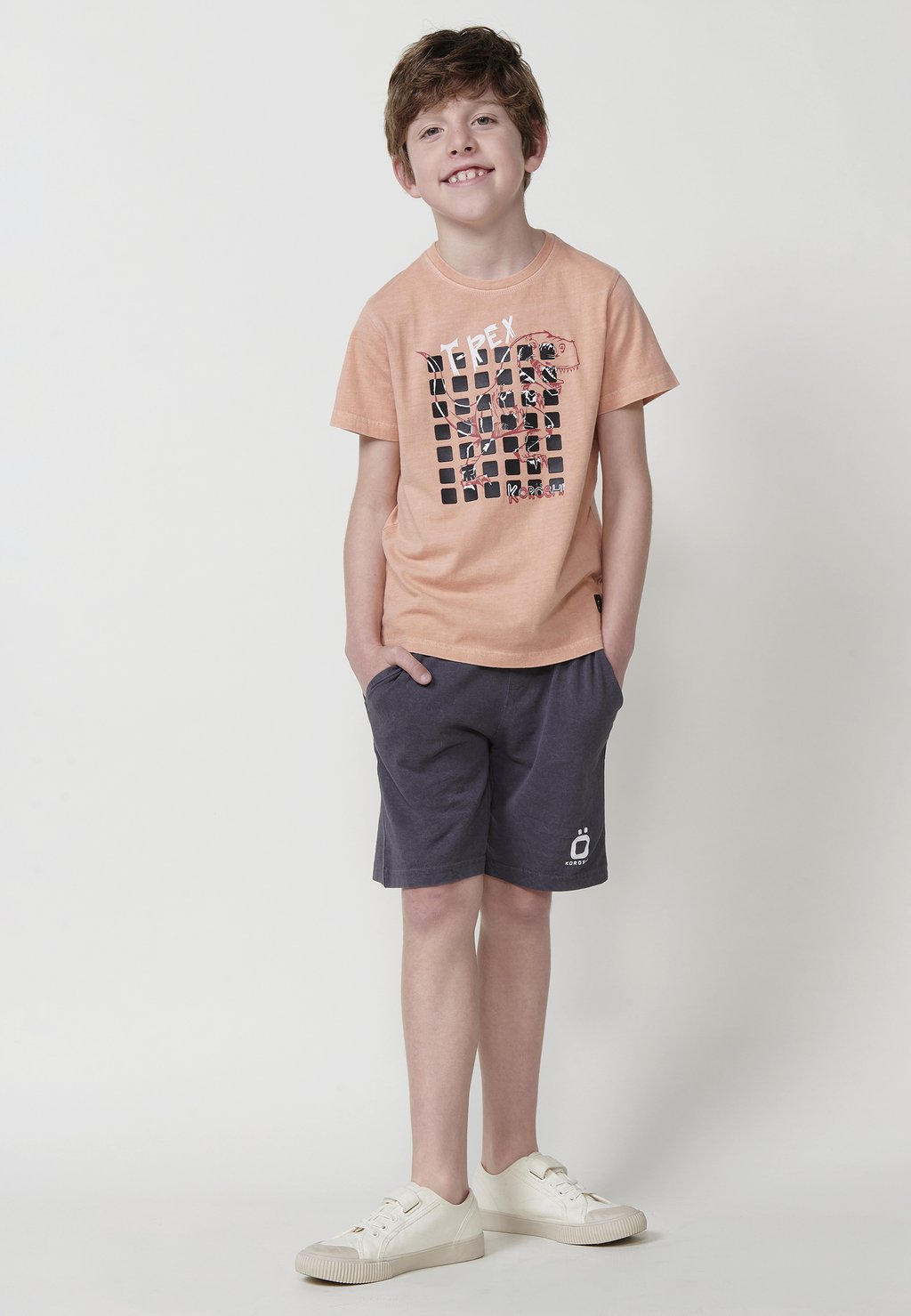 

Футболка с принтом SHORT-SLEEVED Koroshi, оранжевый