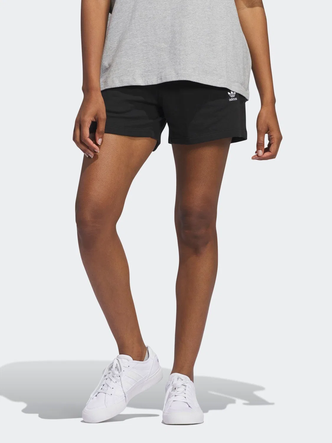 Шорты из французского трикотажа Essentials, adidas Originals, черный