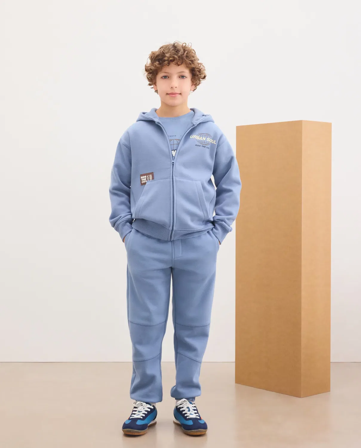 Детские спортивные штаны для мальчиков из флиса Kids El Corte Inglés, Azul