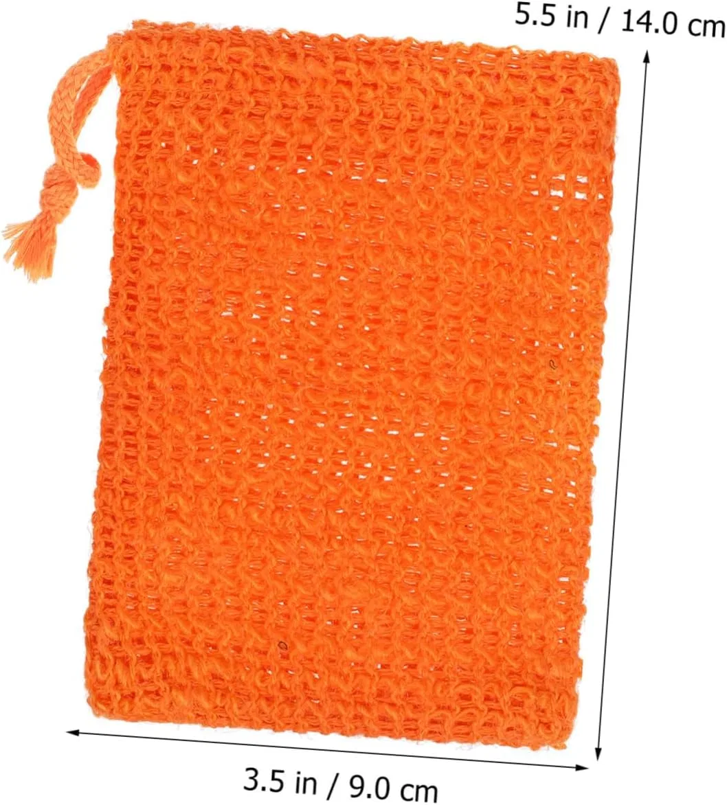 Мочалка для мыла из хлопка и льна, 10 шт, BCOATH — фото 2