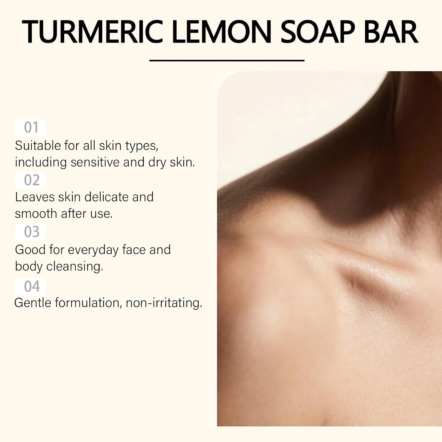 Мыло Turmeric Lemon Soap, homomdy, 3 шт., 100 г — фото 4