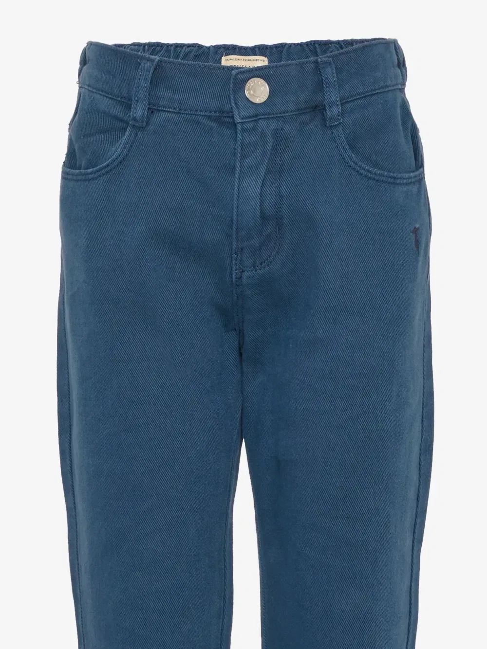 Джинсы прямого кроя из хлопка TRUSSARDI JUNIOR, синий — фото 3