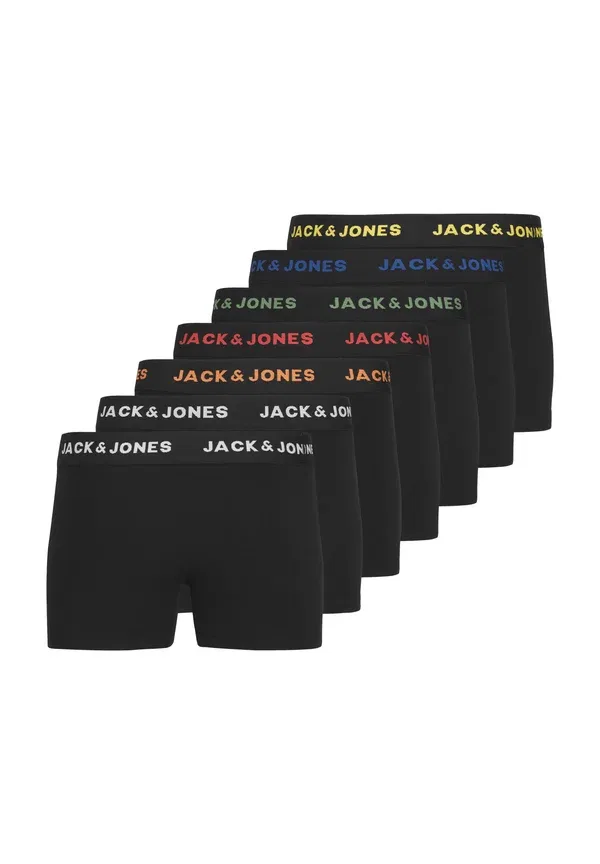 Комплект из 7 трусов для подростков - трусы Jack & Jones Junior, черный