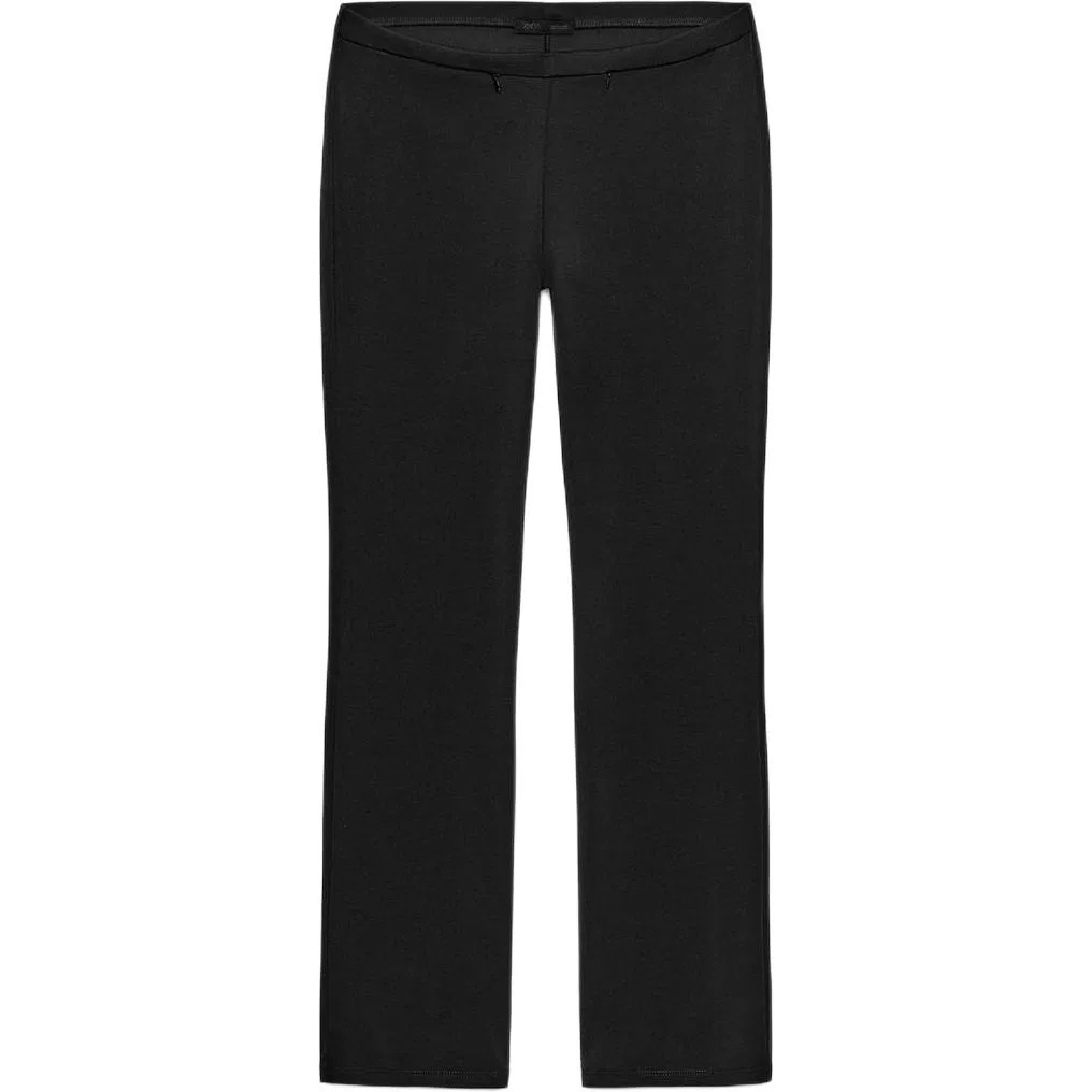 Женские повседневные брюки Black, ZARA, Черный