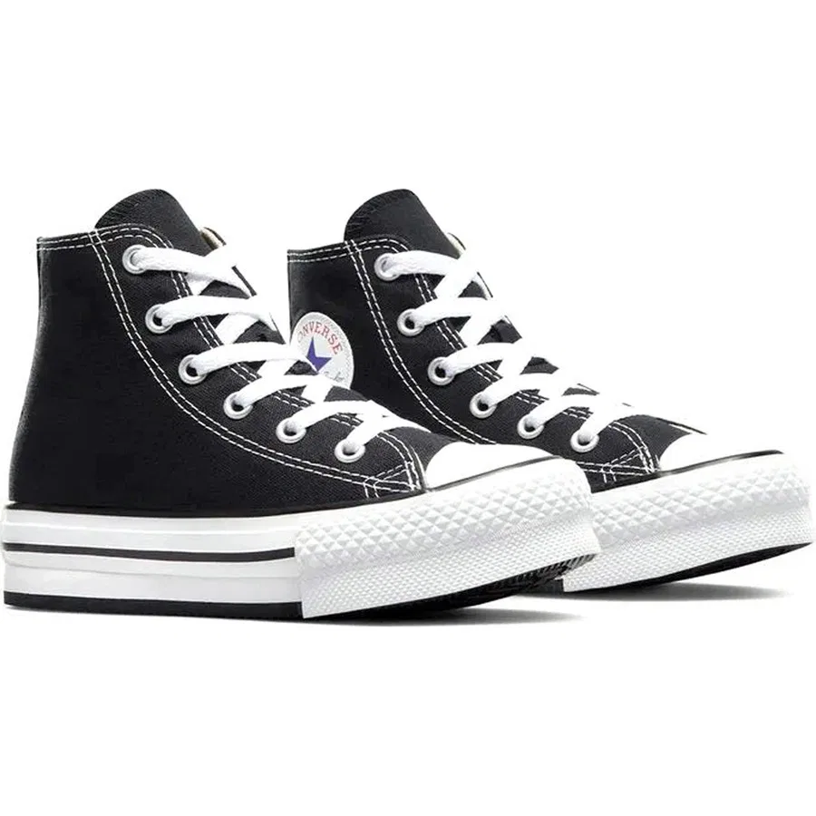 Кроссовки высокие с принтом CHUCK TAYLOR ALL STAR EVA Converse, Черный — фото 2