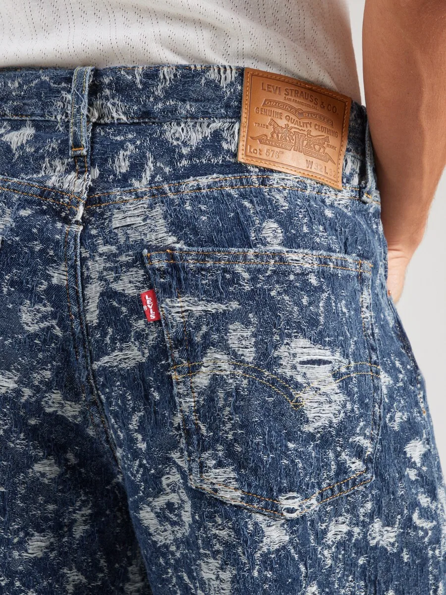 Джинсы LEVI'S Baggy Jeans '578 BAGGY METEORITE' синего цвета — фото 3
