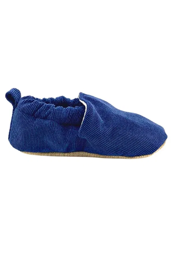 Детские пинетки для новорожденных с текстурированным рисунком Morgedan, Navy Blue — фото 4