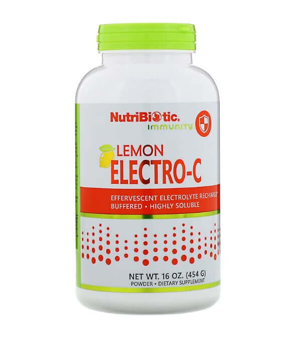 

Лимонный порошок NutriBiotic Electro-C, 454 г