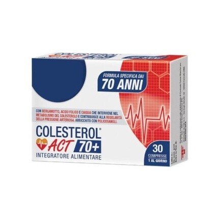 

F & F Colesterol Act 70+ Дополнение для контроля уровня холестерина 30 таблеток