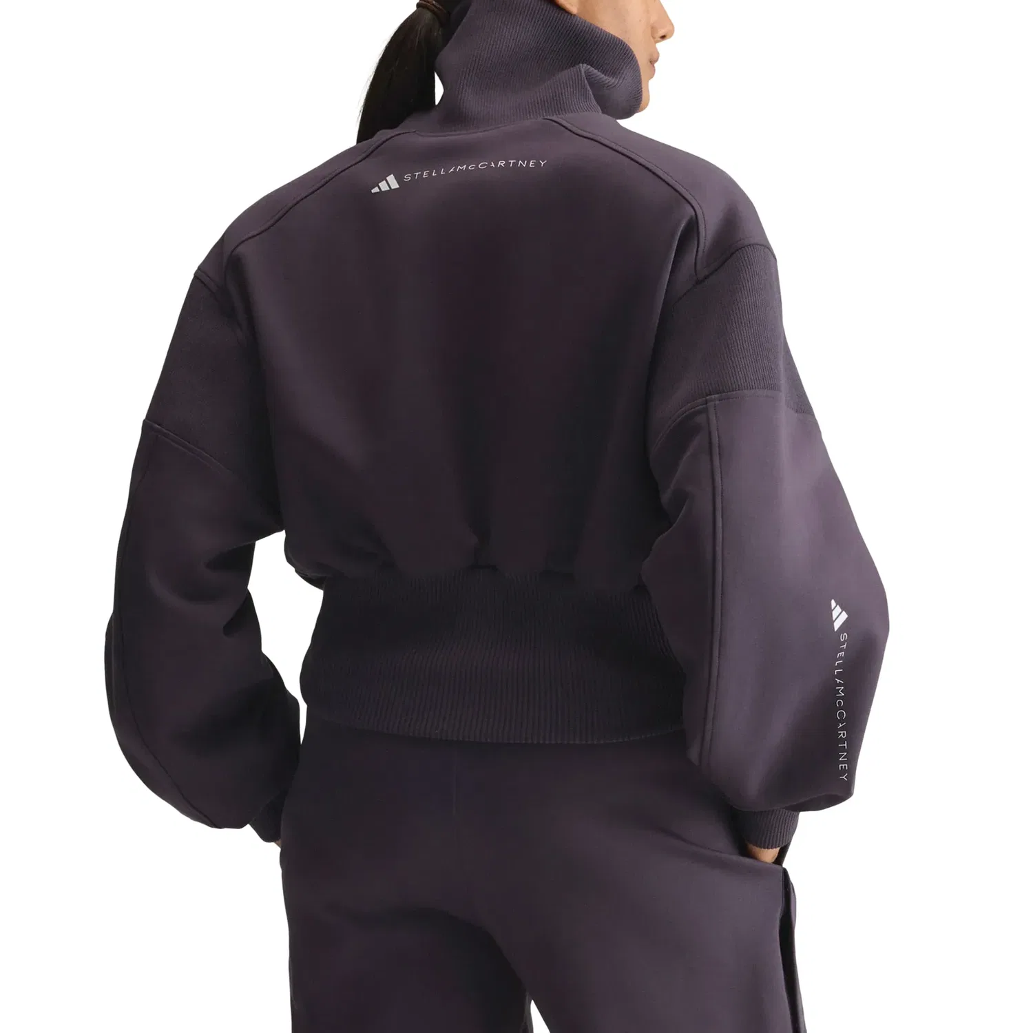 Женская куртка Stella McCartney Stadium Jacket Asia SIzing 'Aurora Black' adidas, Aurora Black — фото 2