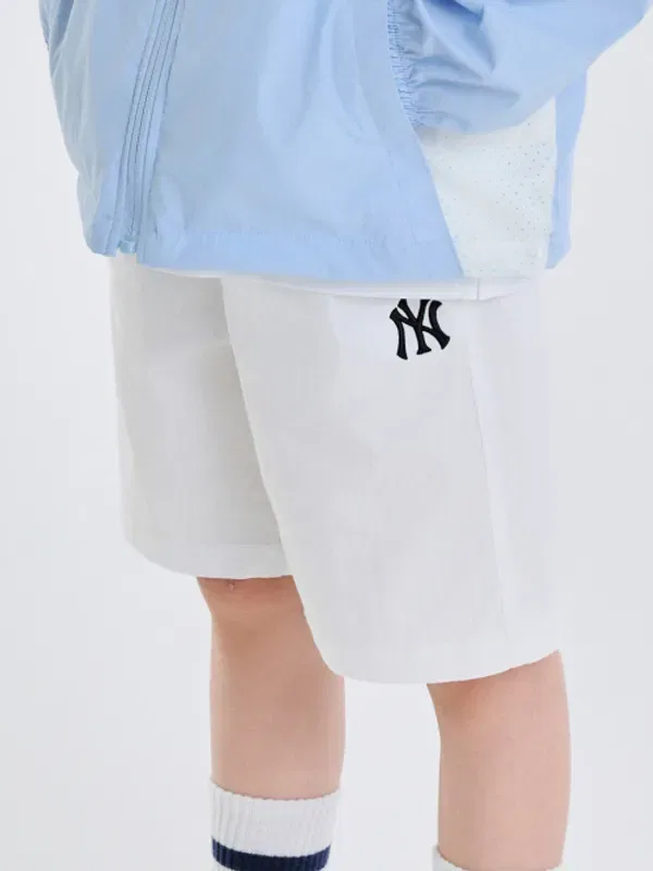 Шорты BASIC 5 Woven Pants, белый, Mlb Kids — фото 4