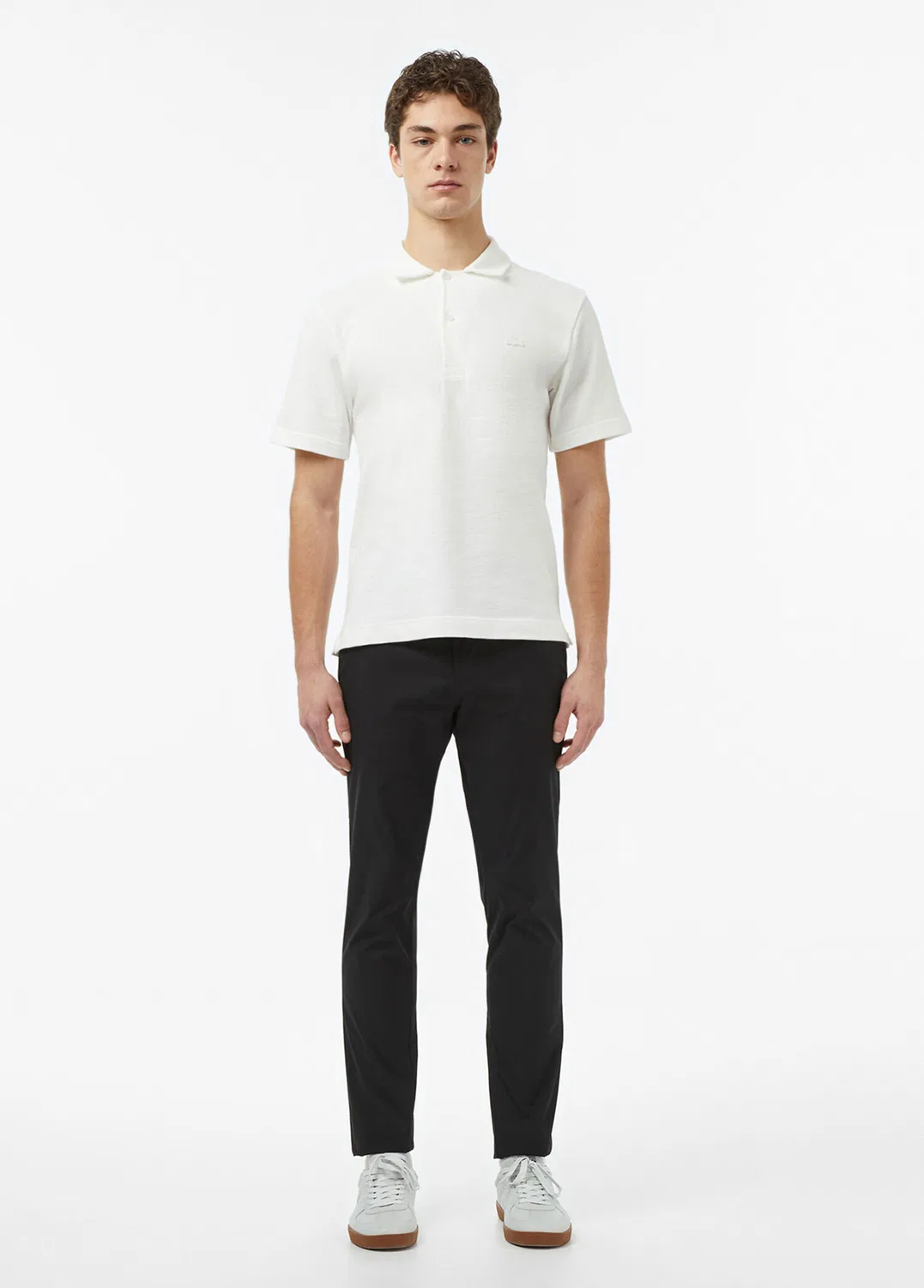 Классические брюки slim fit Lacoste, black — фото 2