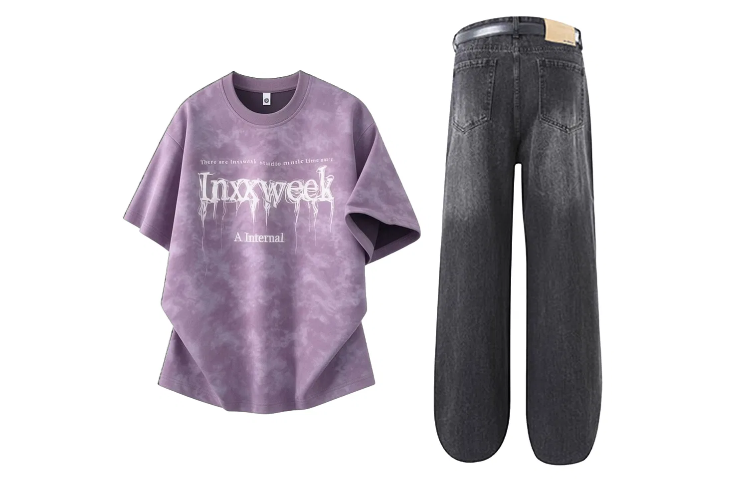 Детский спортивный комплект с круглым вырезом Casual Sportswear GWAF, Gray — фото 4