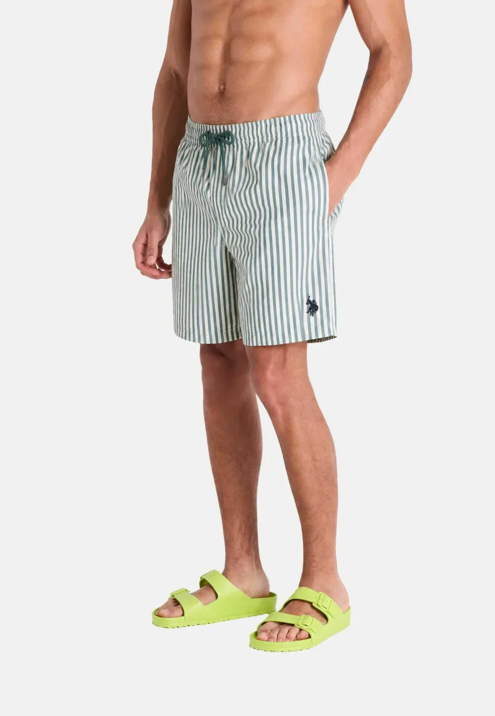Костюм Гибба - плавки U.S. Polo Assn., Bianco Verde