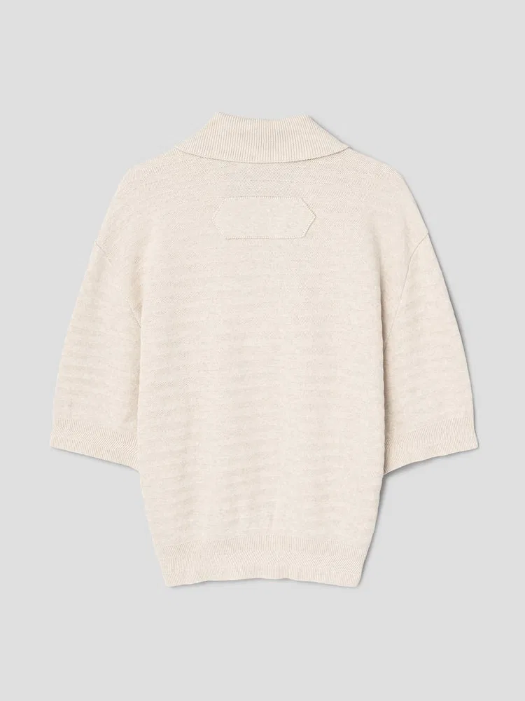 Свитер поло JACQUEMUS, Beige — фото 2