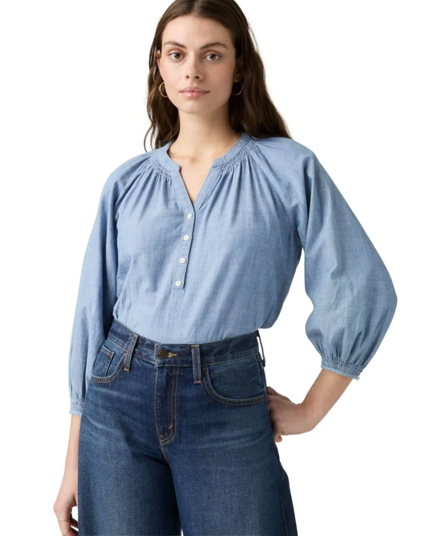 Блуза с разрезом у горловины Reverie Split Neck Levi's, Why Hello — фото 2