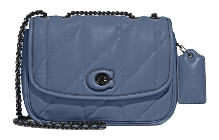 

Сумка кроссбоди, плечевая сумка женская из мягкой кожи Nappa, в стиле washed denim COACH, basic set (bag+dust bag)