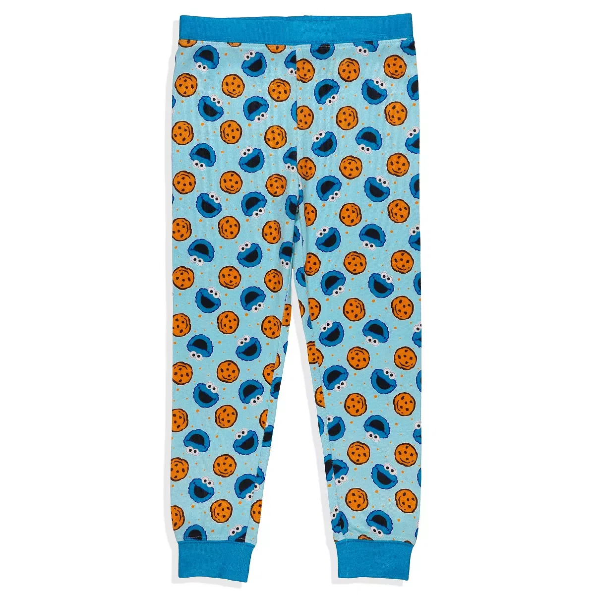 Детская пижама для мальчиков с длинным рукавом с принтом Cookie Monster INTIMO, Blue — фото 3