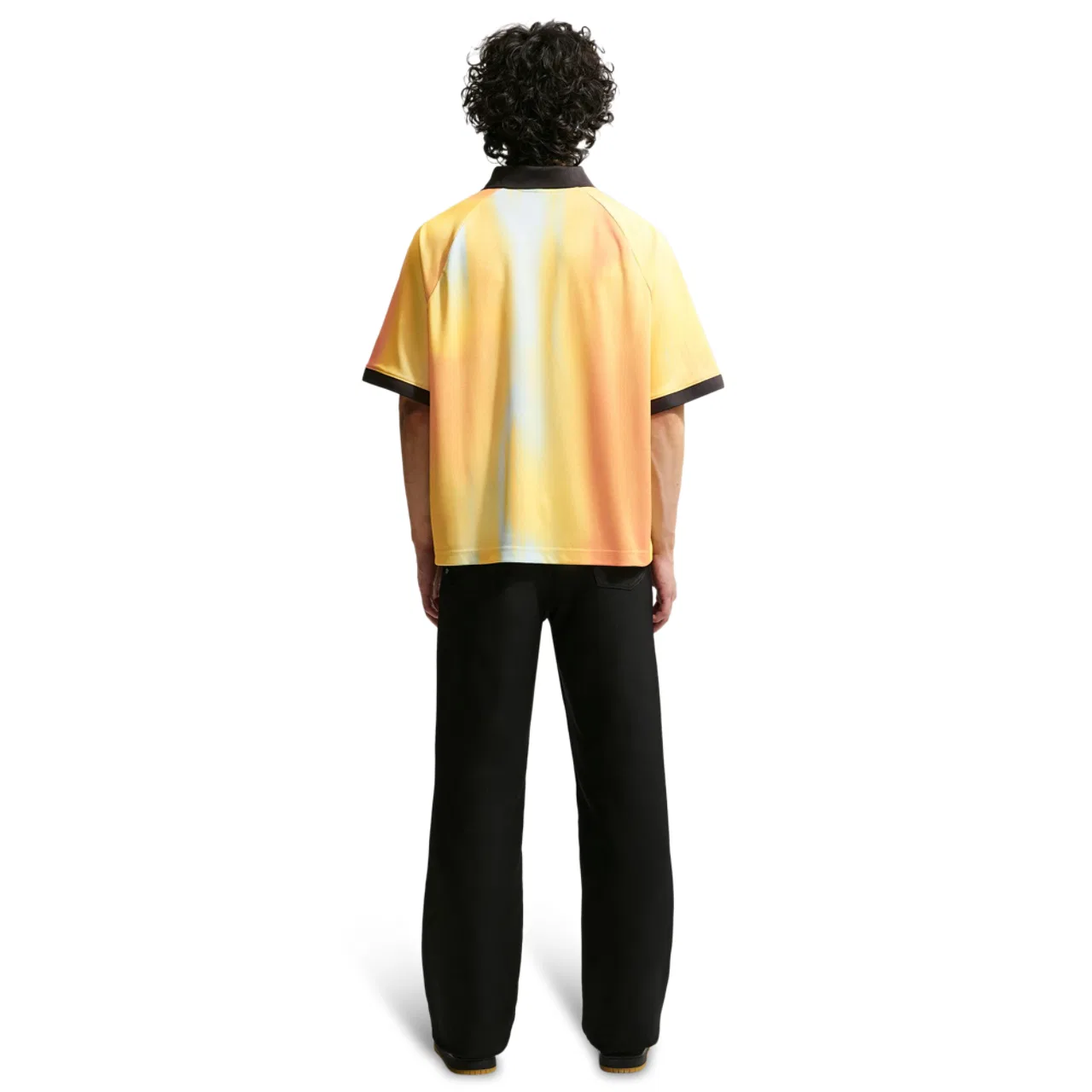 Мужская футболка Dri-Fit Jacquard Jersey Nike, желтый/черный — фото 4