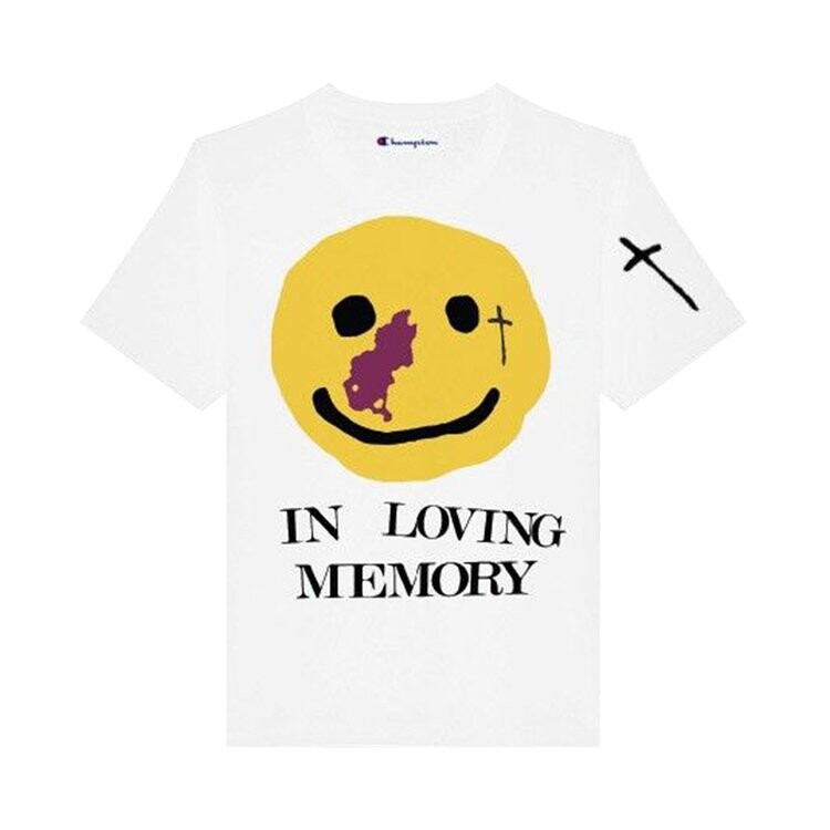 

Футболка Cactus Plant Flea Market Yams Day In Loving Memory Tee 'White', белый