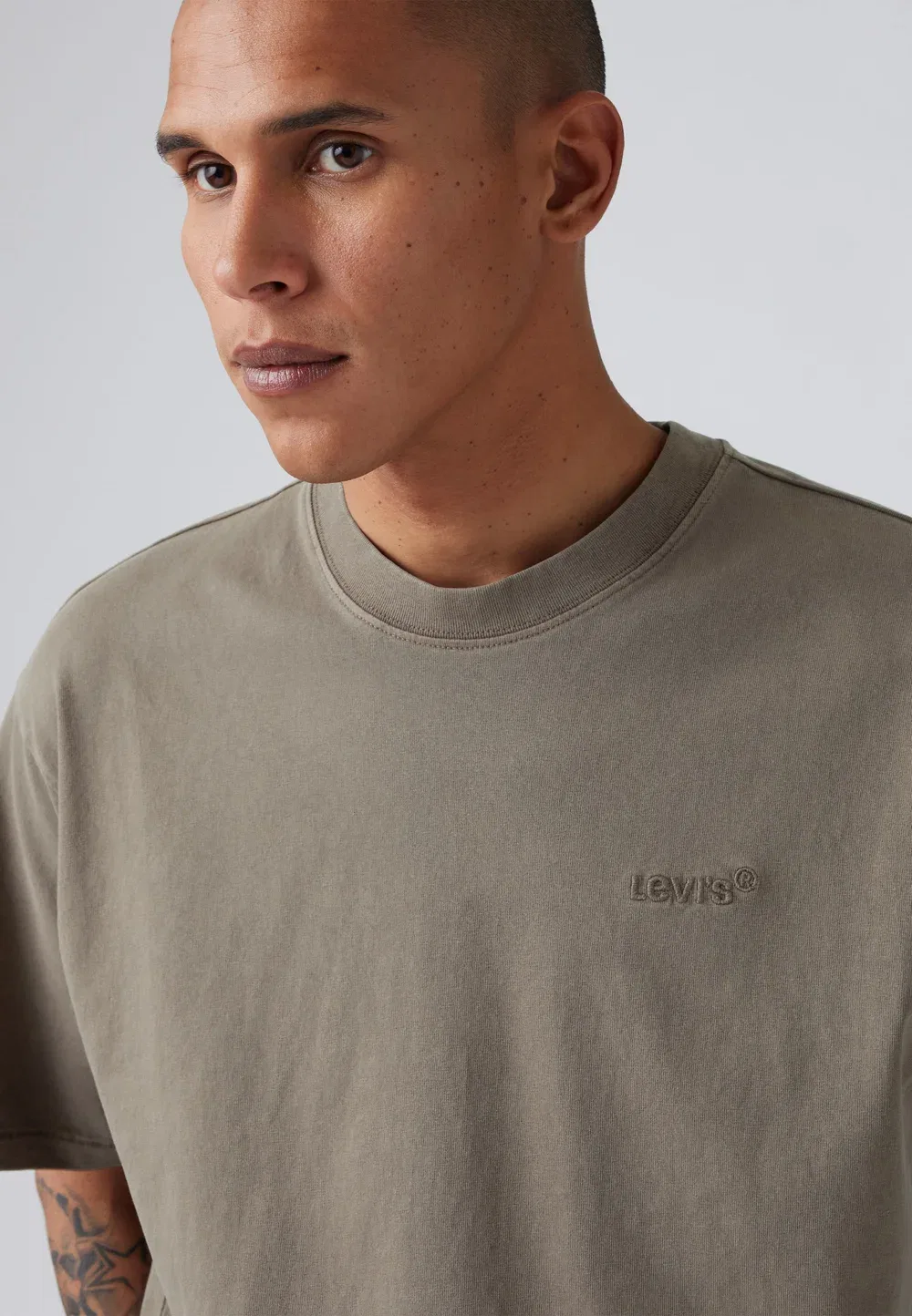 Винтажная футболка - базовая футболка Levi'S, Brindle — фото 4