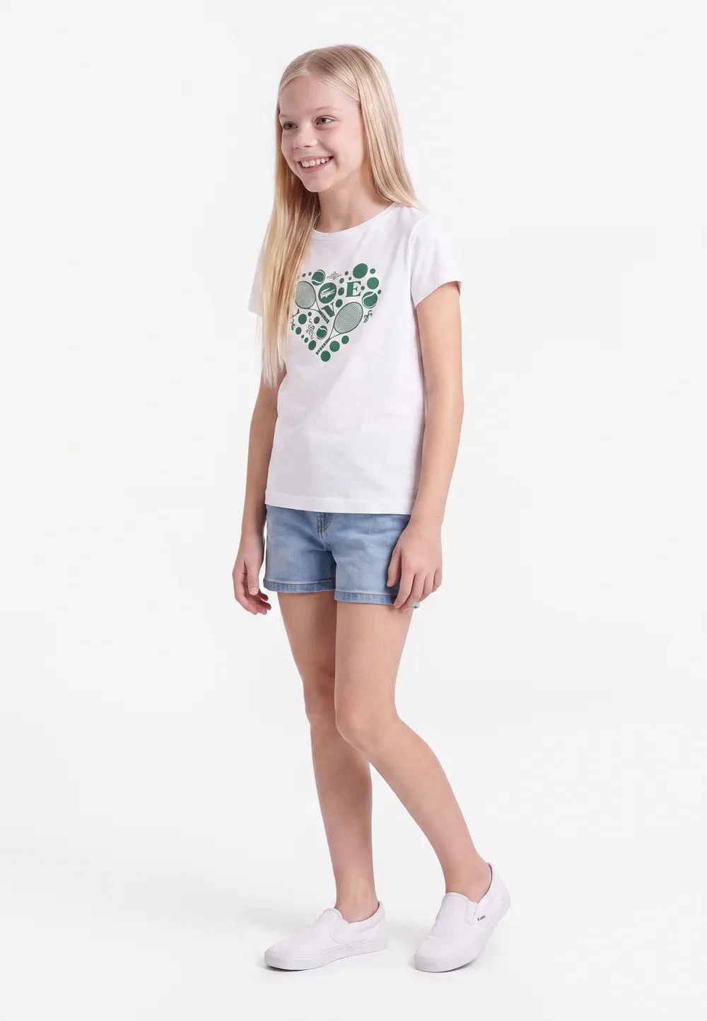 Спортивная футболка - футболка с принтом Lacoste, Blanc