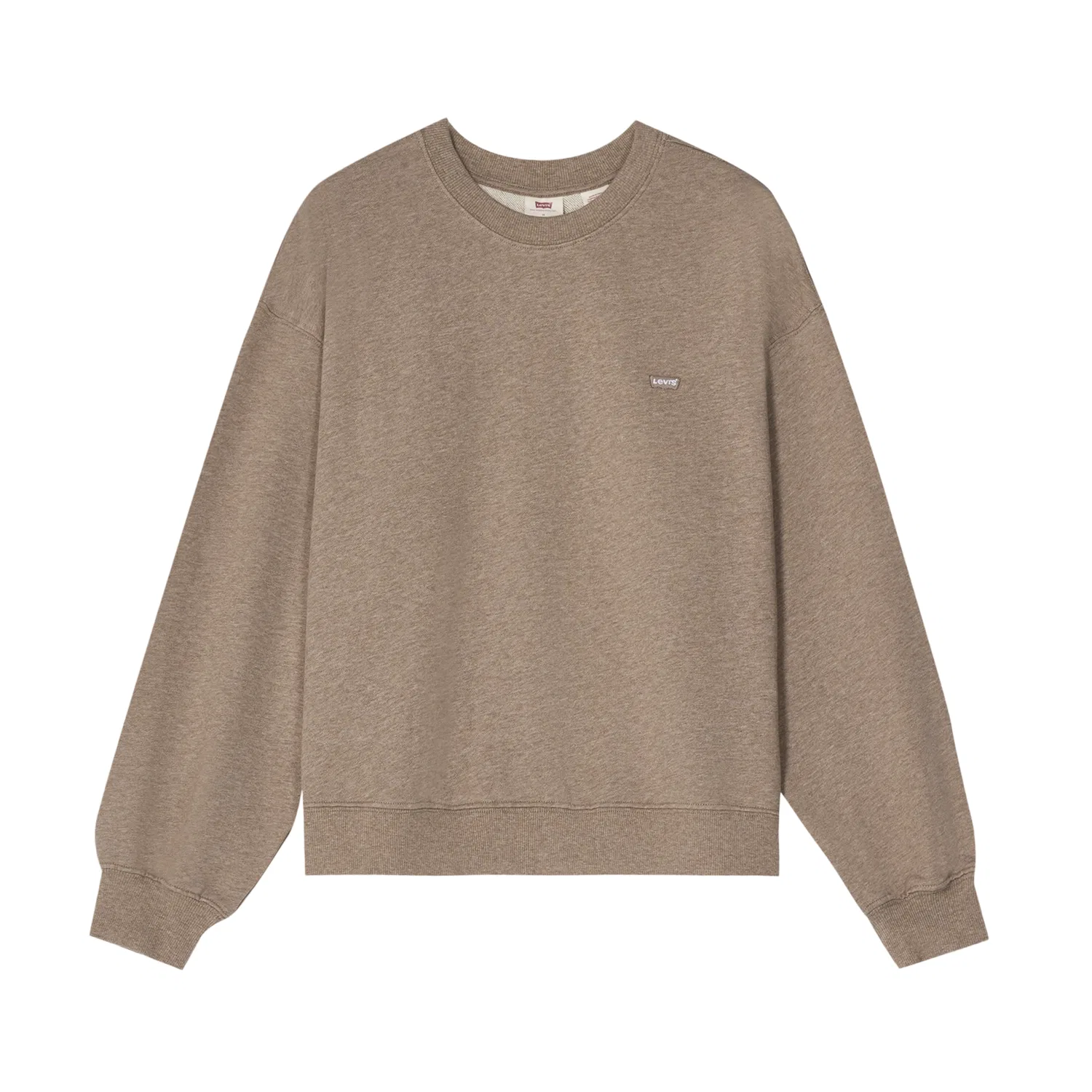Женский свитшот с круглым вырезом Coffee Levis