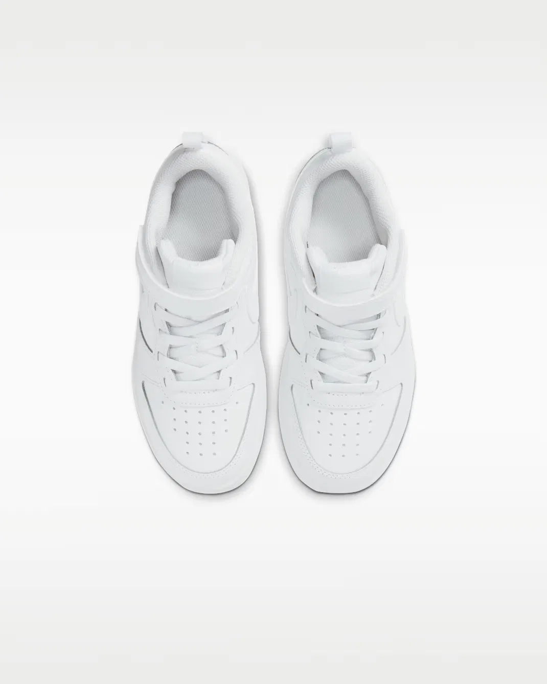 Детская обувь Nike Court Borough Low 2, White/White/White — фото 4