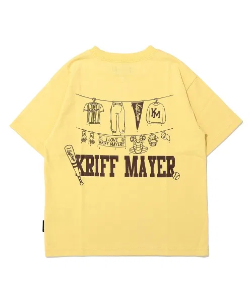 Детская футболка с принтом Laundry KRIFF MAYER Kid's Collection, Yellow