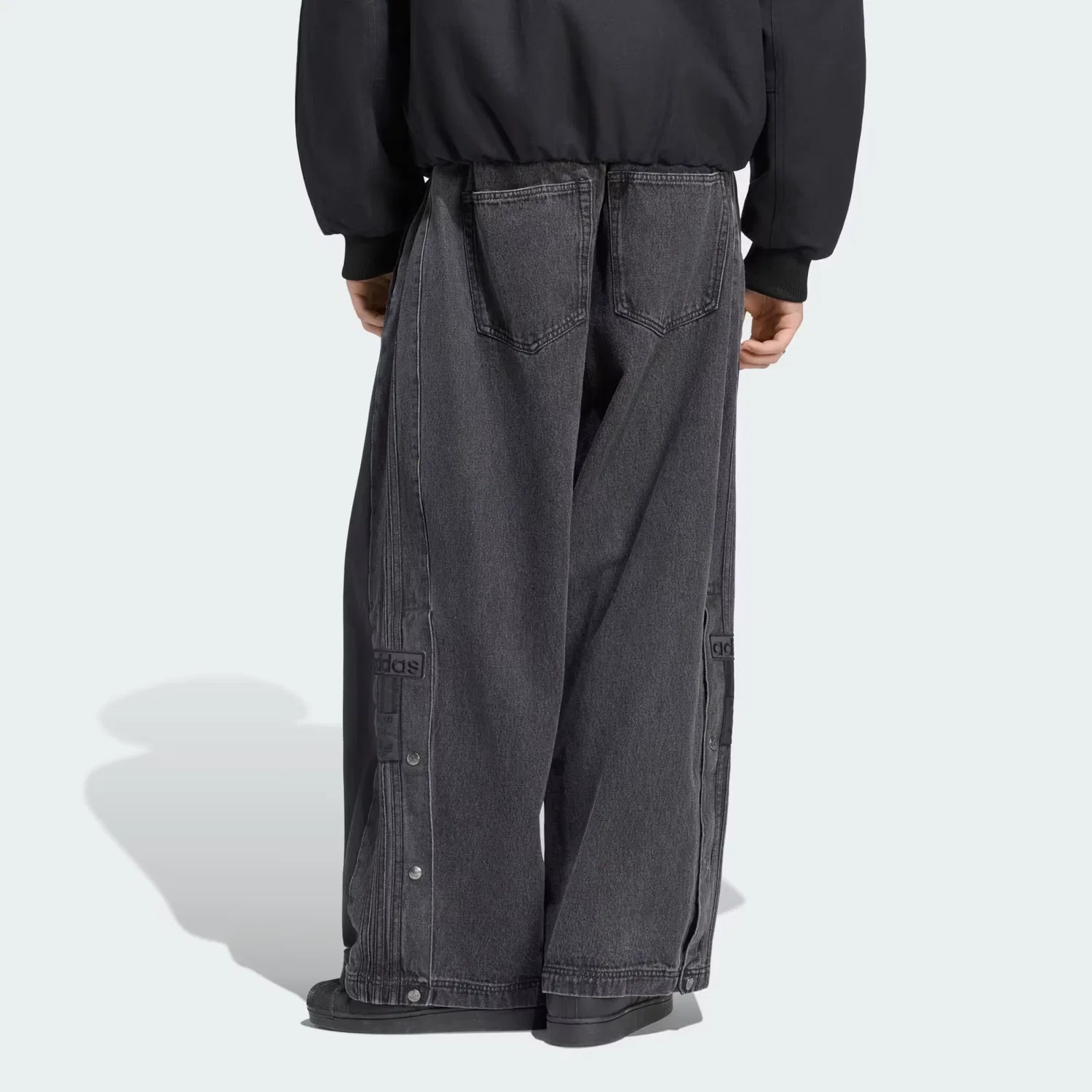 Мужские брюки свободного кроя Adibreak Adidas Originals, черный — фото 3