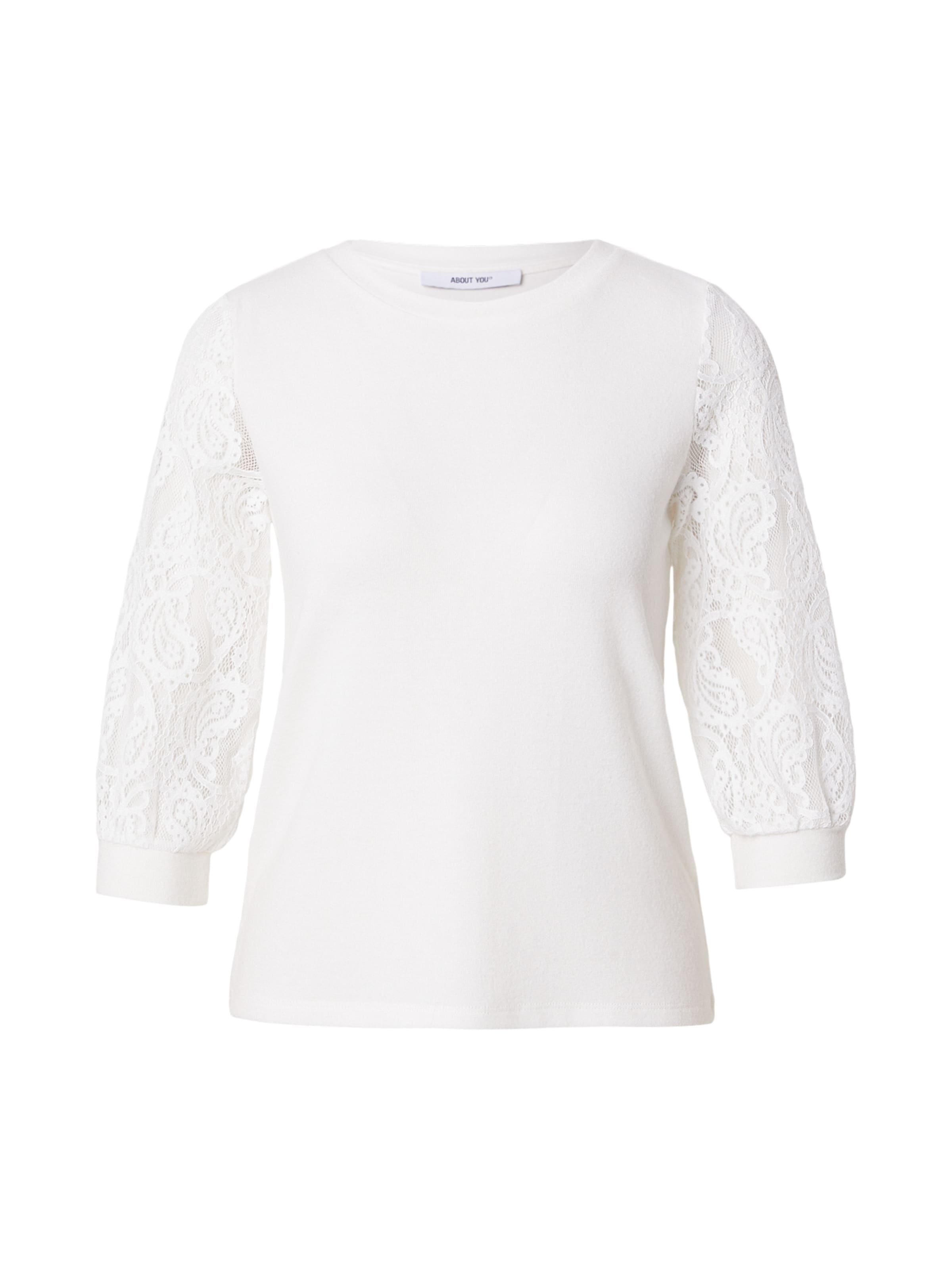 

ABOUT YOU Свитер 'Emmy' в белом цвете