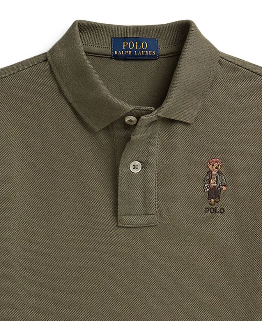 Поло с коротким рукавом Polo Bear Polo Ralph Lauren, Cruise Olive — фото 3