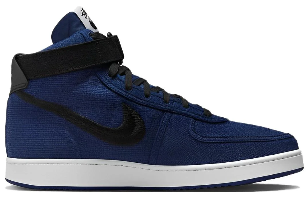 Кроссовки Nike Vandal High x Stussy, темно-синий/черный — фото 2