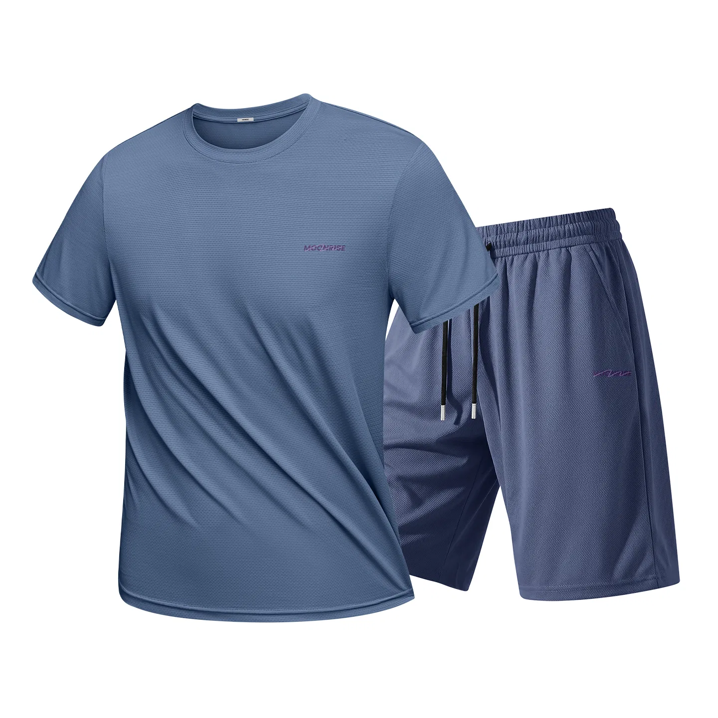 Детский спортивный костюм Casual Sportswear MINISO, Sea Blue+Oriental Purple