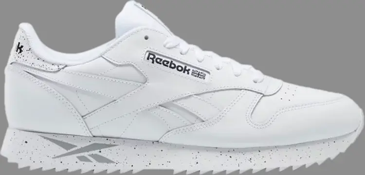 

Кроссовки classic leather ripple 'footwear white' Reebok, черный, Черный;серый, Кроссовки classic leather ripple 'footwear white' Reebok, черный
