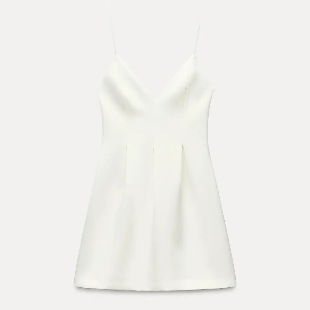 

Платье Zara Short Full, белый