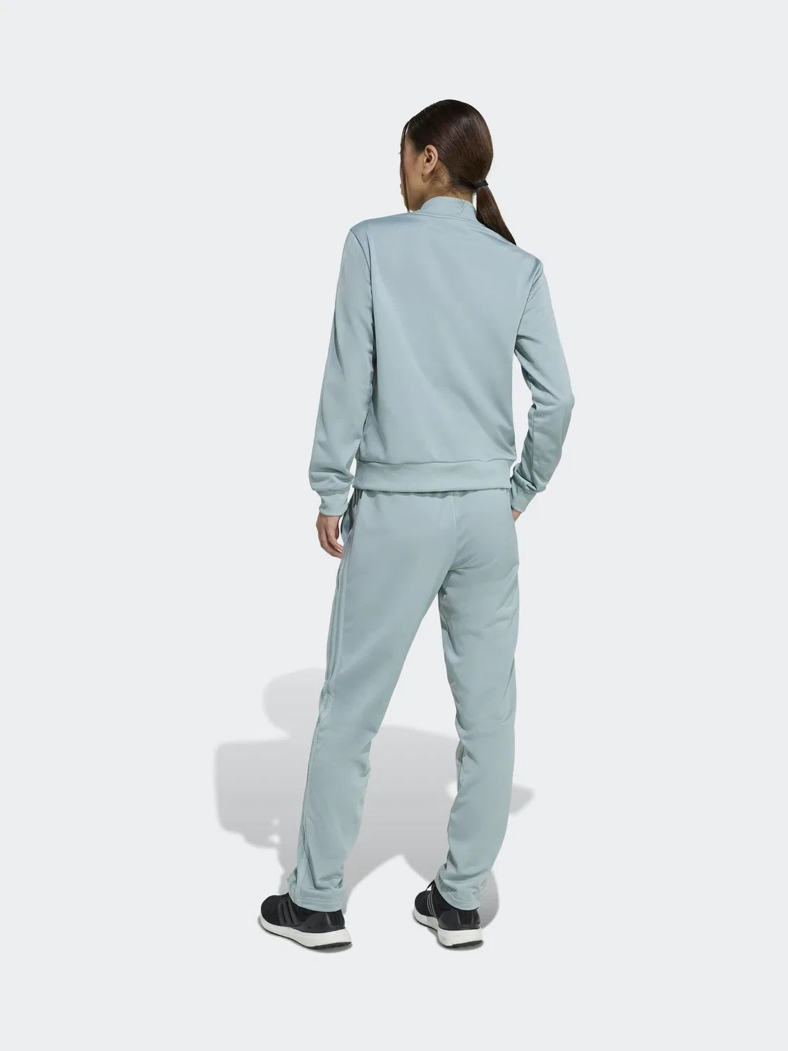 Спортивный костюм с лампасами, Essentials 3-Stripes adidas, светло-зеленый — фото 2