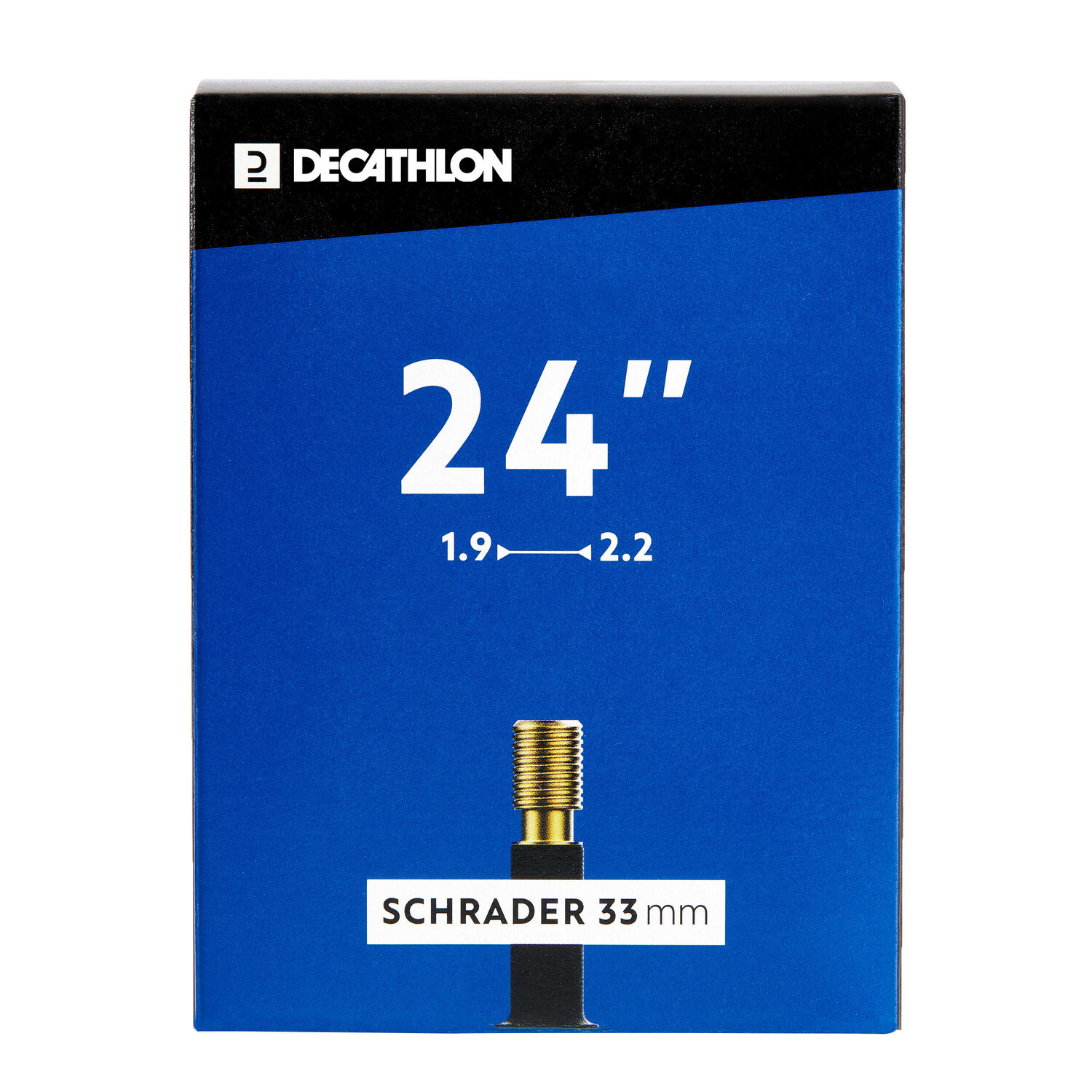 

Велосипедная труба 24 дюйма × 1,9 / 2,2 Шредера DECATHLON