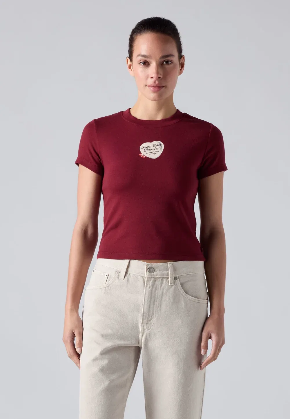 Детская футболка Gr essential с принтом Levi'S, Warm Cabernet — фото 2