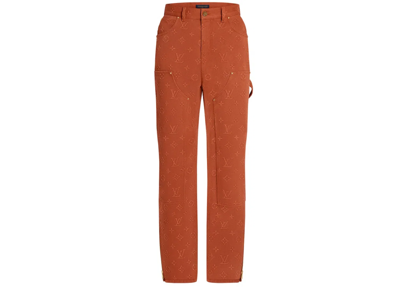 Мужские джинсы с монограммой Denim Pants Louis Vuitton, Brown