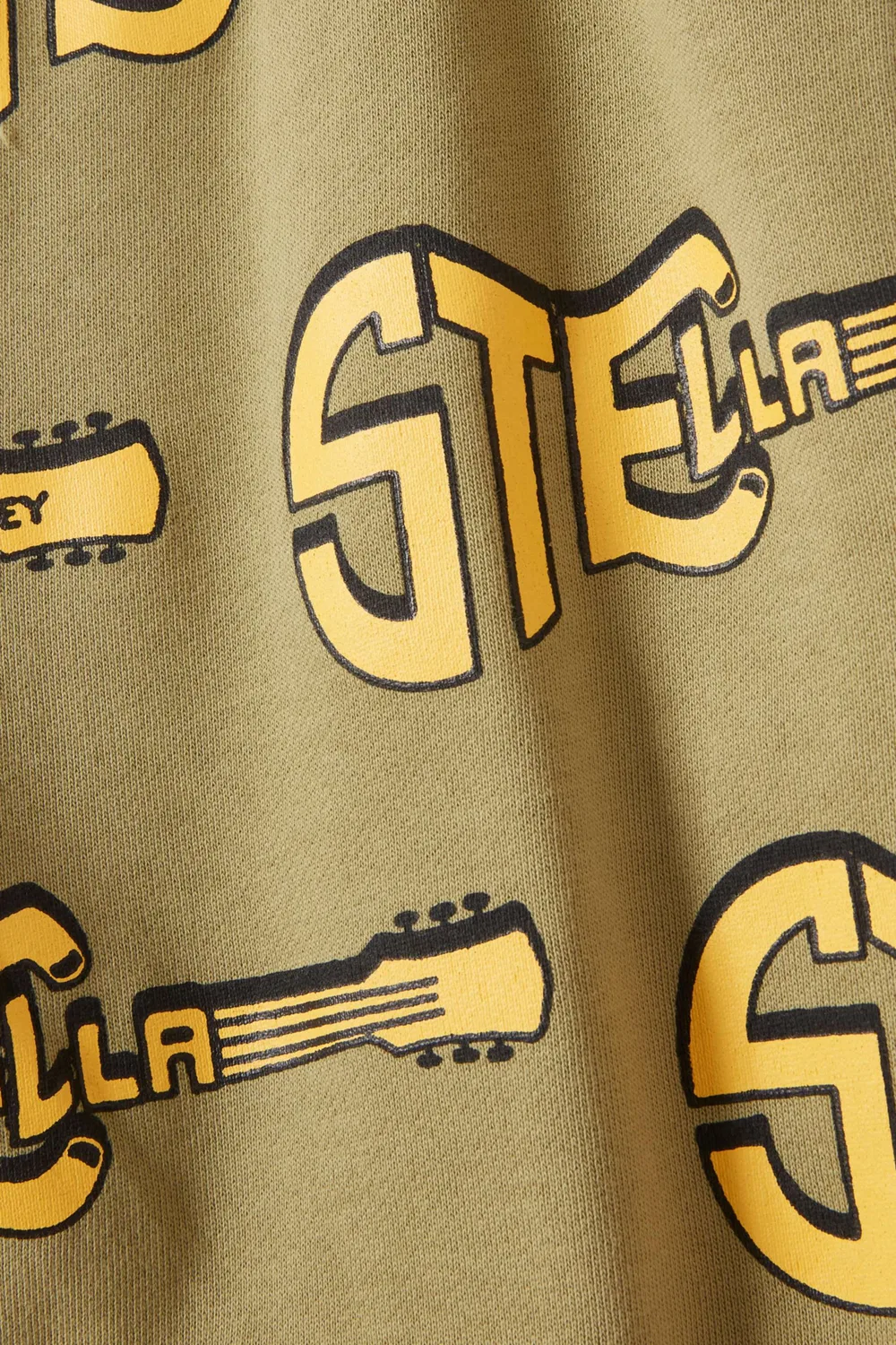 Брюки спортивные хлопковые с логотипом Guitar Logo Stella McCartney — фото 4